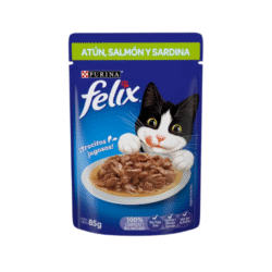Felix para Gato – Alimento Húmedo con Atún, Salmón y Sardina en Salsa