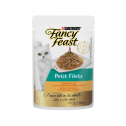 Fancy Feast Petit Filets para Gato – Alimento Húmedo, Pollo