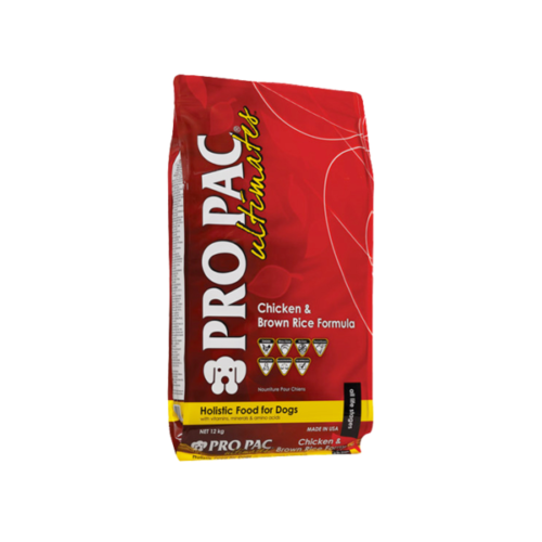 PRO PAC Chicken & Brown Rice Formula, todas las razas
